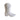 New ARTIFICIAL Eucalypytus Plant in White Ceramic Cowboy Cowgirl Boot Room Decor