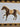 New BP Home Woven Embroidered Textile Wall Art Brown Vintage Western Horse