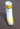Yellow & White PORCELAIN Pointed  BOOT HINGED TRINKET BOX 