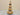 New Large Boho Brown & White Crocheted Christmas Tree Holiday Room Decor 19"