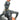 Vintage 1940s Sexy Woman Dancer Thermometer Table Desk Top Figurine Statue 