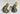 Vintage Chalkware Head Up Braying Donkey Heads Salt and Pepper Shaker Set