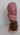 VTG 1970s Big Bonnet Girl Figure BROWN Hair Ceramic Statue Flowers Coin Bank