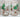 Vtg 1980s Set Of 5 Christmas Holiday Christmas Tree Glasses Tumblers 16oz