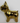 New MCM Retro Gold Ceramic French Bulldog Statue Figurine Room Decor