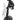 Vtg Cast Iron Metal Man Playing Bass W/ Marble Base Abstract Sculpture Figurine
