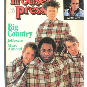 Vtg March 1984 Trouser Press Vol. 11 No. 1 Magazine - Big Country (Joe Boxers)