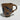 Vtg MCM CALIFORNIA CA Pottery CLAY - Retro Abstract Art Footed Coffee Cup RARE