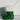 Sparkling / Furry Santa Claus Green Boot Hanging Christmas Tree Ornament