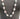 Vintage 1970's Pearl Beaded (Retro) Costume Jewelry Necklace 