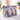 New Wrangler Gray Boho Western Aztec Cosmetic Bag Zipper Travel Makeup Case