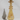 Vintage Antique Yellow Amber Glass Egyptian Bohemian Perfume Bottle W/ Stopper