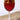 New Ornate Ruby Red  Wine Glass W/ Real Gold Trim Decor Tall Goblets Italy