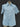 Vtg Men’s Retro MCM Hippie No Name Blue Button Down Collar Shirt - Medium 