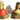 Vintage Victorian Chalkware Religious Man & Women Library Office Bookends 