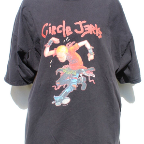 Vintage Circle Jerks Shawn Kerri Comic Punk Shirt Black Flag Band Skate 2XL