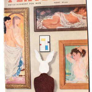 Vtg August 1956 Playboy Magazine Vol. 3 No. 8 Jonnie Nicely W/ Centerfold