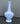 Vtg MCM CALIFORNIA CA Pottery - Single Stem Blue Plant Flower Vase 