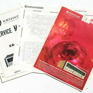 Vintage Kenwood KR-4400 Receiver Dealer Sales Sheet / Specs / Service Manual 