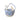 New Farmhouse Woven Blue / White Bunny Easter Gift Basket W/ Ears Kids Boy