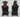 Cast Iron Amish Salt & Pepper Husband & Wife on S & P Rocking Chair Shakers