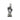 New Black & White Craved Etched India Buddha Peace Sign Hand Sculpture Figure