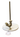 New Western Metal Marble Rooster  Bird W/ Hat Table Top Paper Towel Holder