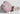 Vintage Big Bonnet Girl Laying Down Mid Century Porcelain Figure