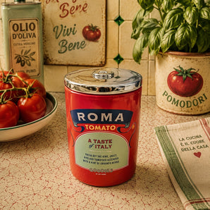 New Red Can Of Roma Tomato A Taste Of Italy Food Kitchen Candle Decor