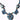 No Name Enamel Stone Butterfly Cocktail Chunky Necklace 