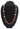Vintage Brown Wood Retro Beaded Boho Bohemian Long Cocktail Costume Necklace