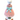 New Mrs. Claus' Bakery Mrs. Claus Holding Cookie House Christmas Figurine 10"