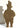 Vintage German Compressed Saw Dust Man FIGURINE Composite Wood Germany
