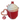 New Christmas Red Snowflake Heart Coffee Cup Mug W/ Peppermint Whipped Cream Top