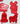 HRM Vintage Lot Of (10) Red Plastic Cookie Cutters Clown WITCH Cake CAT House