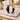 Black & White W/ Gold Circus Stripped Apple Figure Fruit Decoration Home Decor