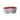 New Red Cherry Plastic Snap Top Kids Snack Lunch Box 3 Sections On The Go
