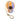 New Retro Pottery Purple / Orange Hot Air Balloon Outdoor Hanging Bird Feeder