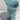 Vintage LIGHT Blue Art Deco CAMEO WELLER Pottery Vase