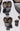 Lot 5 Vtg MCM 17" Tall Big Eyes Barn Owl Family Wall Hanging Birds Plaques Art