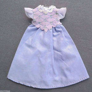 Vintage 1980's Purple Ballroom Princess Dress Doll Play Clothes / Clothing