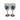 Set Of 2 New Acrylic BPA Free Blue 3D Sea Shell Beach Natucial Wine Glasses Cup