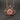 Vtg 1970's Gold Tone Locket (Victorian) W/ Pink Jewel Costume Jewelry Necklace 