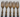Vtg Antique Victorian English BLUE Cheese Desert Fork Set Utensils Silverware