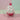 New Resin Pink / Red Valentines Strawberry Bow Cupcake Room Holiday Decor