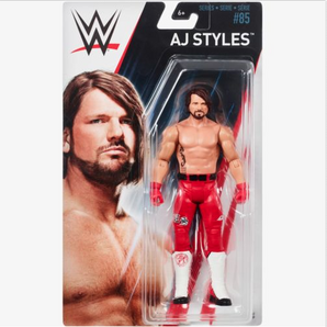 AJ STYLES - WWE Mattel Basic Series 85 Wrestling Action Figure Toy NEW 
