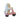 New White Ghost Driving Pink Scooter Vespa Spooky Halloween Figurine Decor