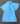 Vtg 1960's Small Blue Plastic Retro Vogue Jacket Doll Play Clothes / Clothing 