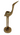 VTG Metal Gold Flying Crane Egret Heron Bird Figurine Sculpture Candle Holder
