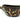 Vtg 1977 MCM Retro ROSLYN Brown Yellow Glazed French Onion Soup Bowl W/ Handle